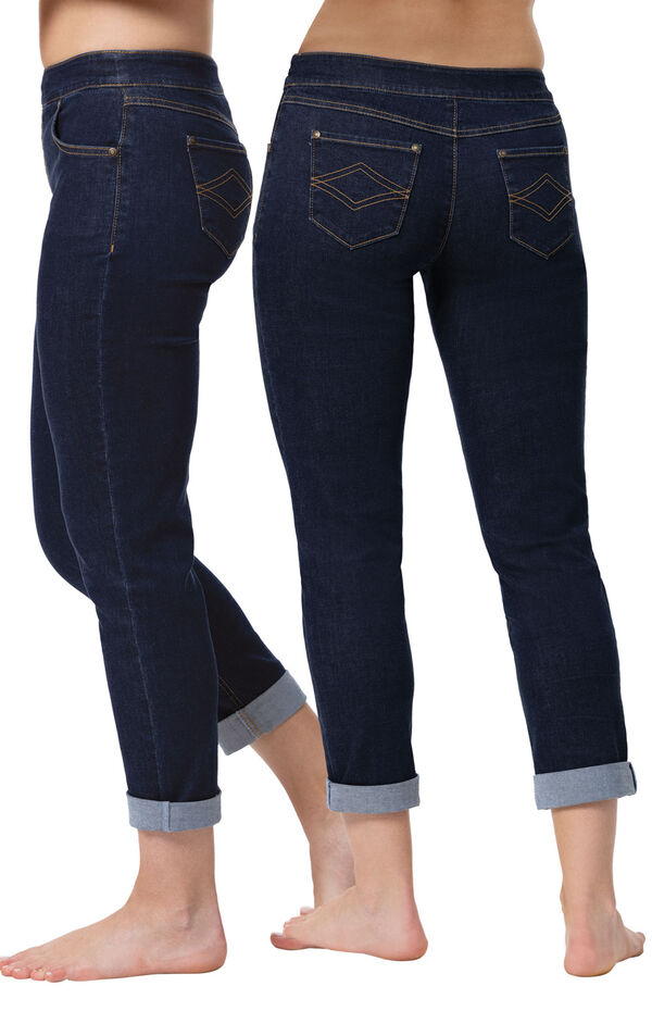 PajamaJeans&reg; Boyfriend Jeans image number 1