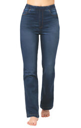 High-Waist Bootcut Jeans image number 3