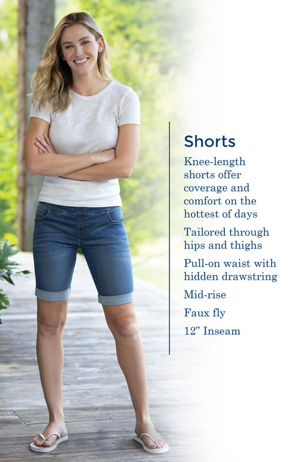 PajamaJeans&reg; Bermuda Shorts image number 2