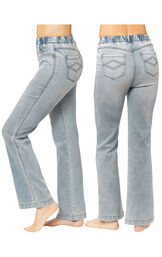 PajamaJeans&reg; High-Waist Bootcut Jeans image number 1