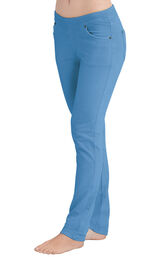 Model wearing PajamaJeans - Skinny Cool Blue image number 0