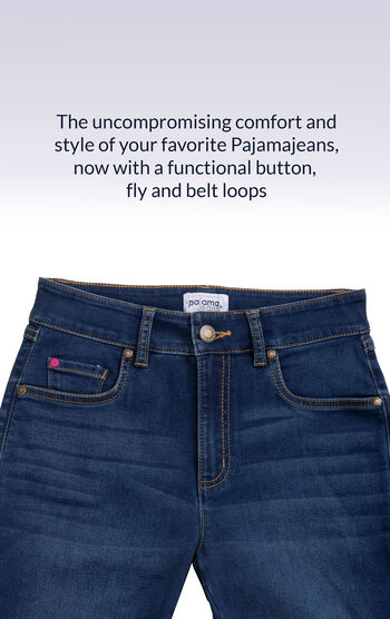 PajamaJeans&reg; - True Bootcut Button Fly - Vintage Wash