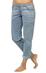 PajamaJeans&reg; Boyfriend Jeans image number 3