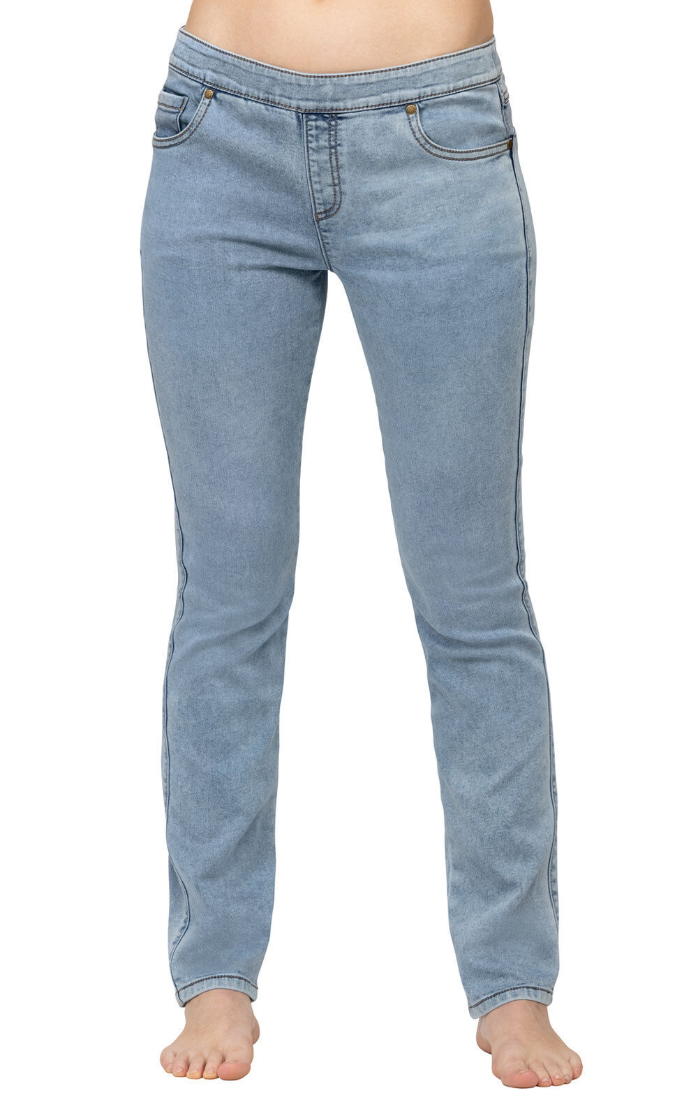 Deep Pocket Skinny Jeans - LightBlue – Radian