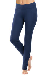 Model wearing PajamaJeans Freedom Jeans - Skinny Indigo image number 0