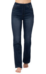 High-Waist Bootcut Jeans image number 0