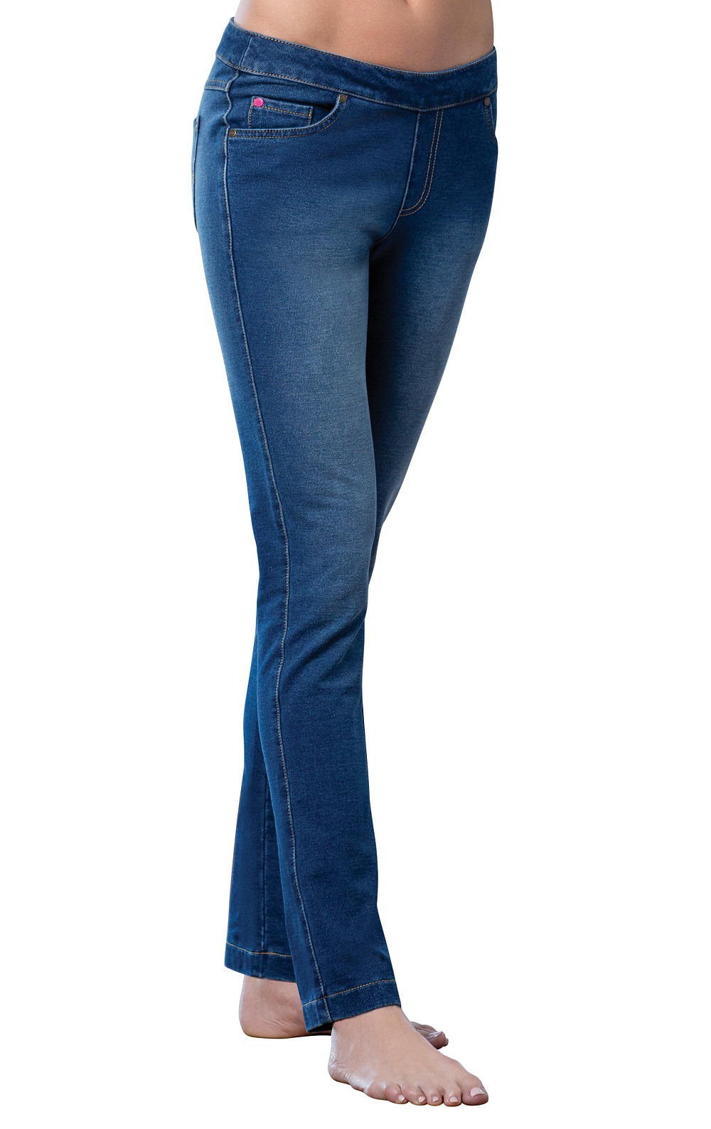 PajamaJeans Womens Skinny Stretch Knit Denim Jeans 